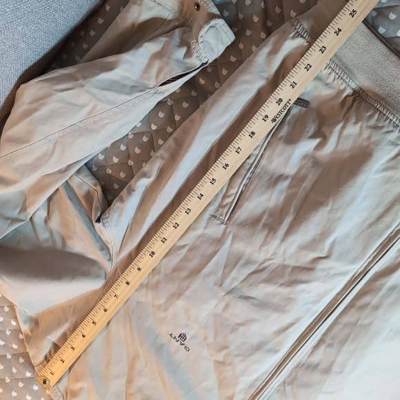 The Gant Classic Men's XL Beige Harrington Preppy College Jacket . - Picture 15 of 16